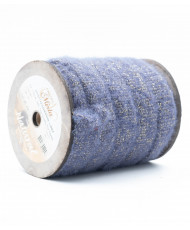 Stretch tubular ribbon Lurex 40mm