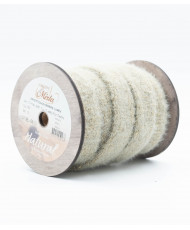 Stretch tubular ribbon Lurex 40mm