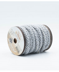 Tubular ribbon with lurex 10 mm