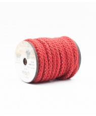 Tubular ribbon with lurex 10 mm