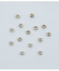 Quadrati di cristallo da incastonare 5mm