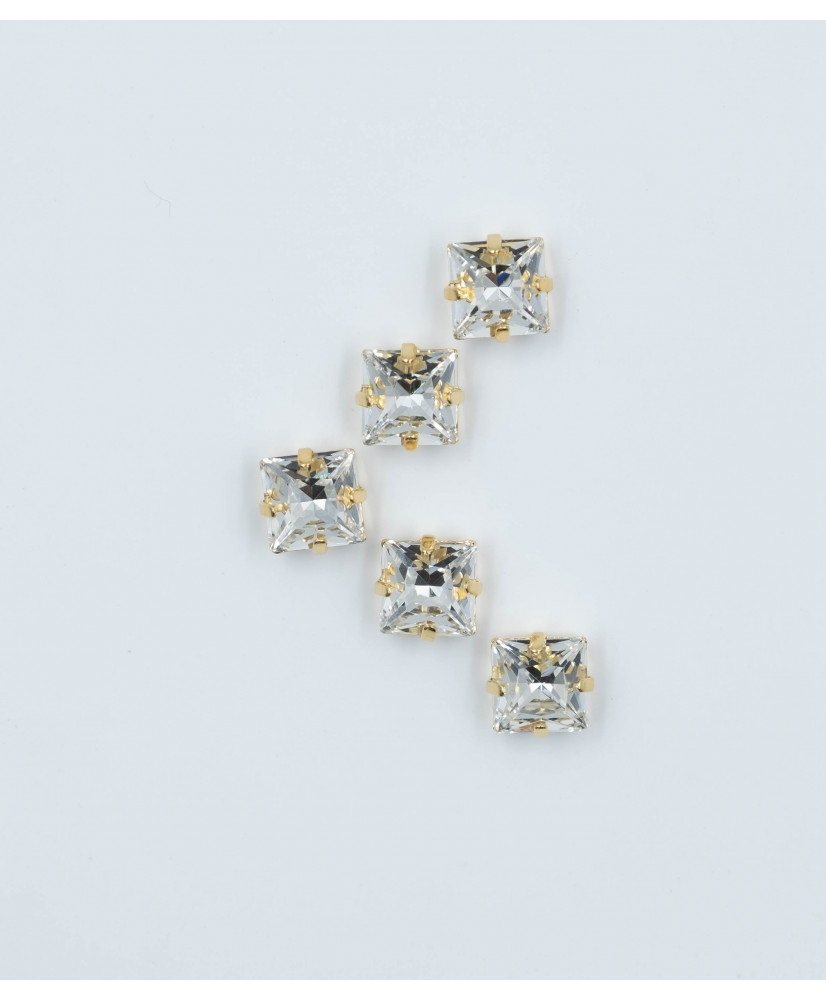 Crystal squares for setting 10mm