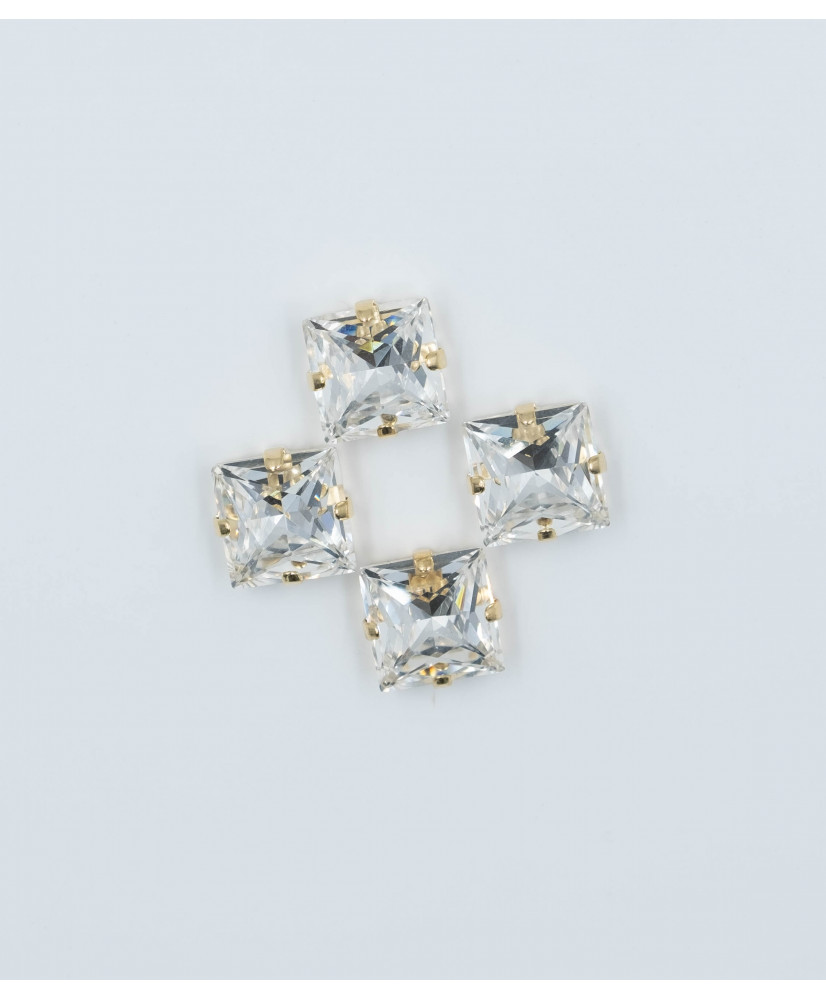 Crystal squares for setting 14mm