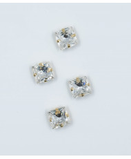 Crystal squares for setting 14mm