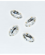 crystal castine navette 32x17
