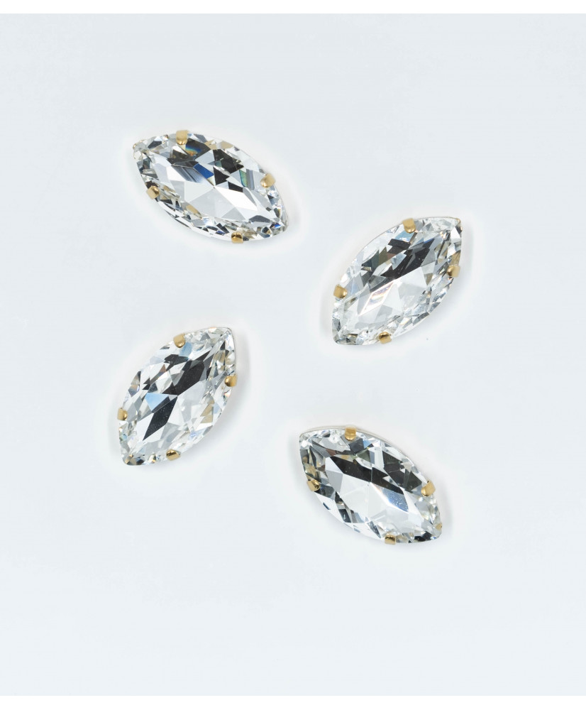 crystal castine navette 32x17