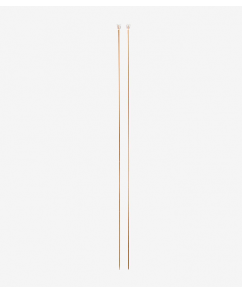 Rose gold knitting needles
