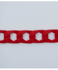 Plastic chain h 2 cm