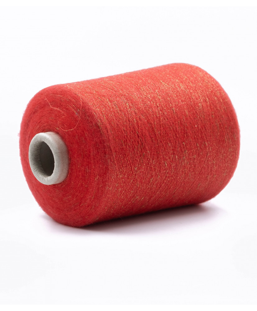 Superkidmohair 32% Polyamide 40% Merino Extrafine 14% Lurex 14%.