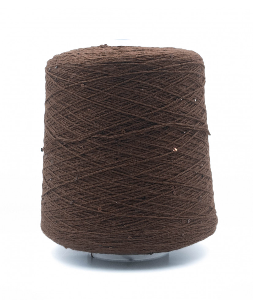 Cotton 100% with sequins 2 mm