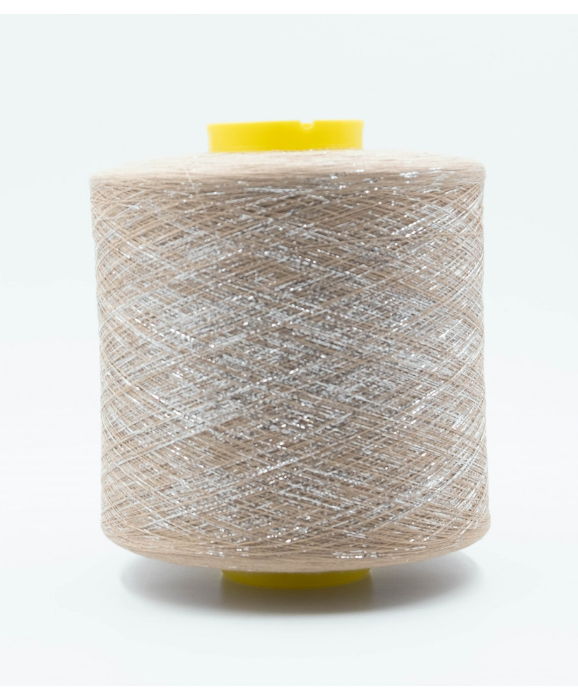 Cotone 72% Fibra metallica (Lurex) 18%  Poliammidica 10%