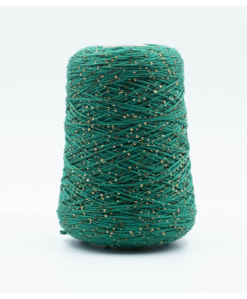 Merino 100% + thread sequin 1 mm
