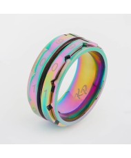 Rainbow Row Counter Ring