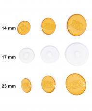 Bottoni 14,17, 23 mm