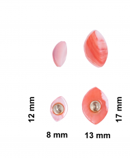 Bottoni 12, 17 mm