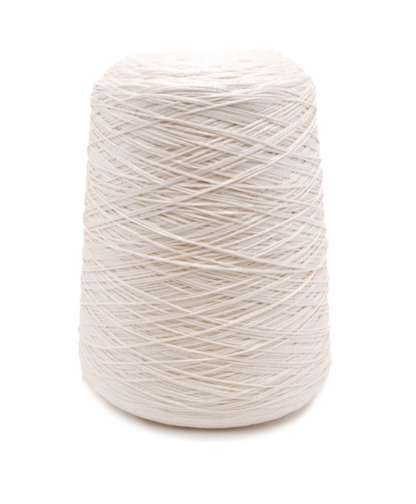  CLISIL 70% Cotton Blend 30% Nylon Tube Yarn Beige Soft Yarn for  Knitting Crocheting Bulky Yarn Home Craft 100g