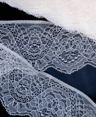 Valencienne lace rigid