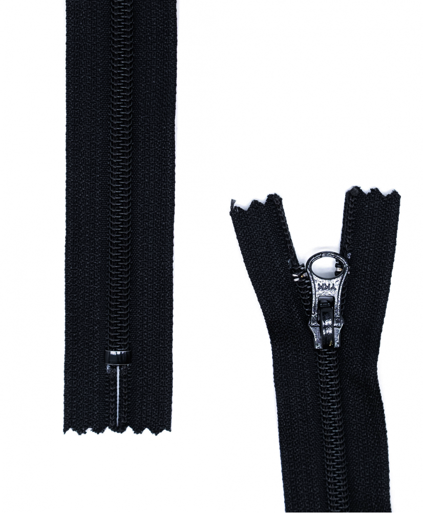 Fixed Zipper With Plastic Chain and metal Slider