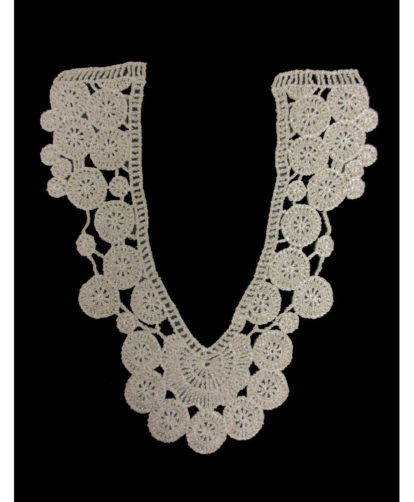Scollo crochet lurex