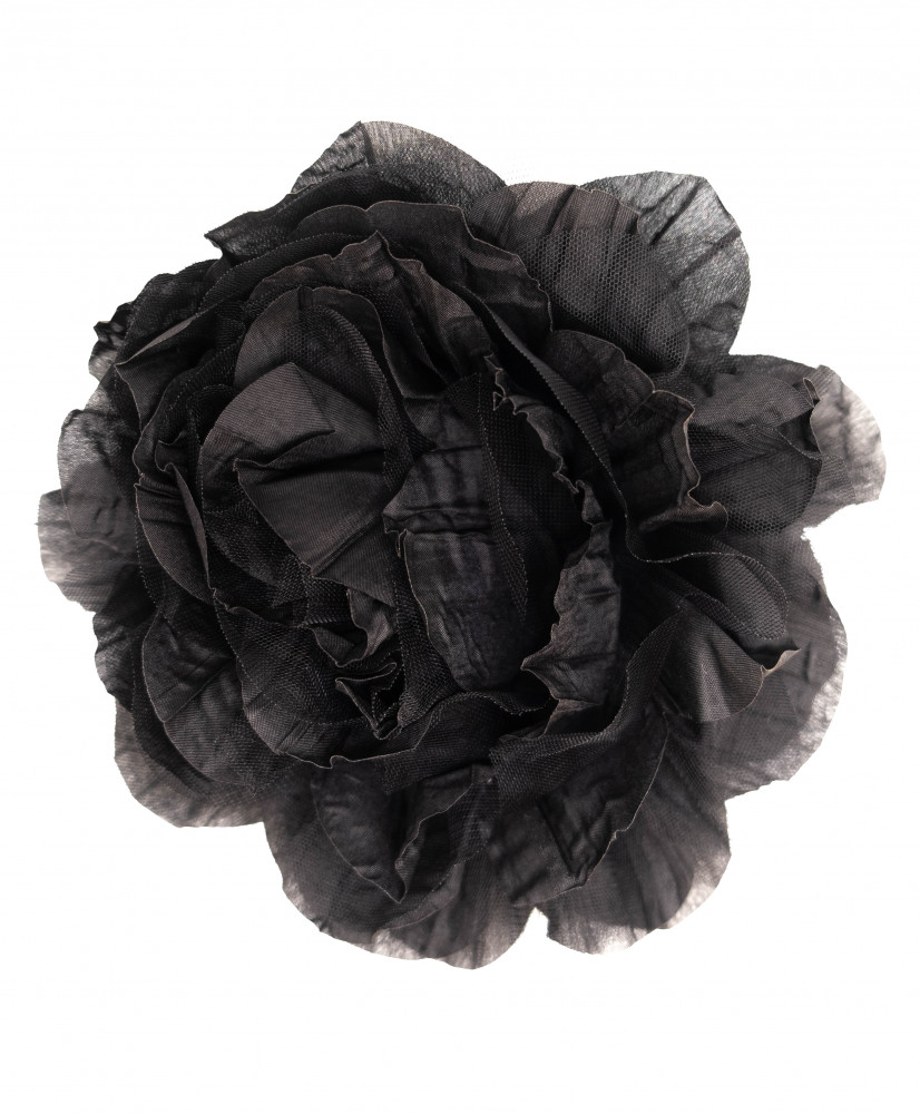 Large flower in fabric