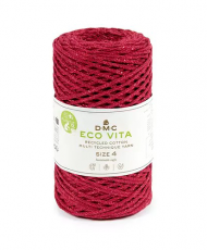 Recycled cotton 75% Recycled polyester 15% Lurex 10%