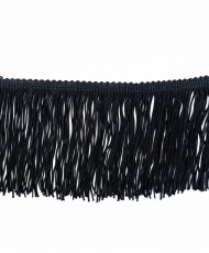 Fringe cm 10 black