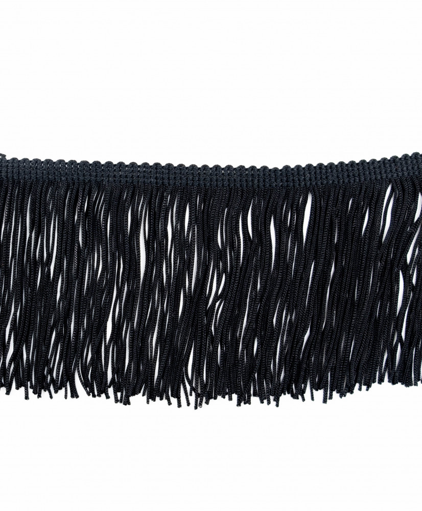 Fringe cm 10 black