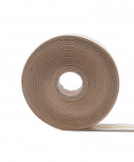Ribbed gros grain ribbon with gold lurex