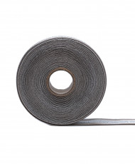 Ribbed Gros Grain Ribbon With silver Lurex