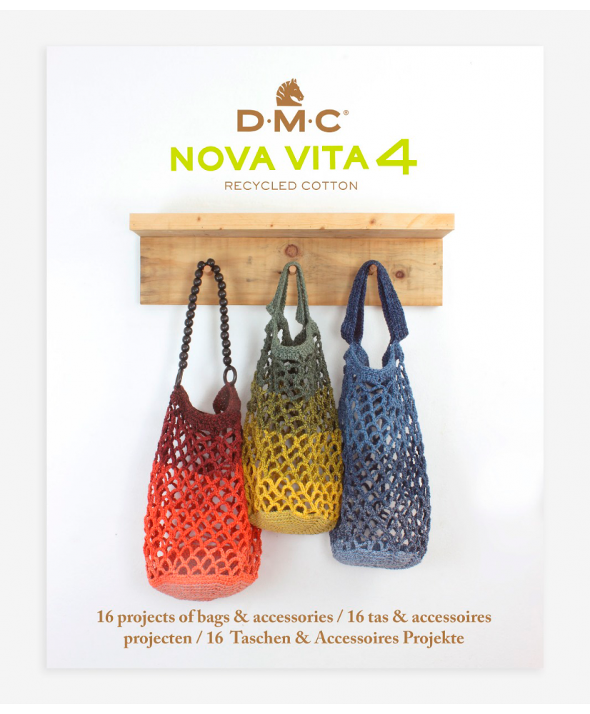 Book nova vita 4 recycled cotton in italian, spanish and portuguese languages